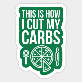 This is how i cut my carbs Sticker